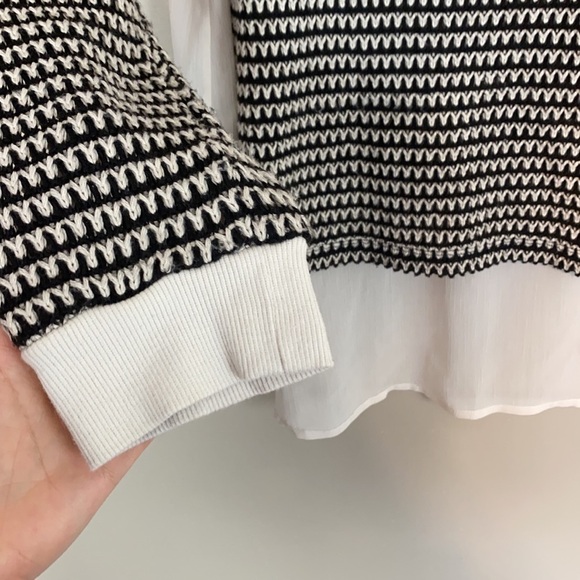 Sanctuary Mixed Media Sweater w/ Sheer Back Size Medium - Picture 8 of 10